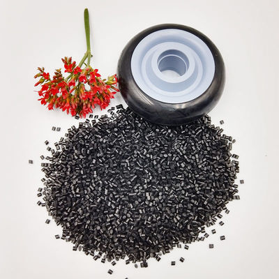 สีดํา GRS วัสดุรีไซเคิล 85A เทอร์โมพลาสติก Polyurethane Elastomer สําหรับการฉีดพลาสติก