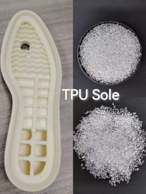 วัสดุแพร่ TPU ใช้อย่างแพร่หลายในตารางเท้าและเครื่องปั่นและอุปกรณ์การแพทย์และบรรจุภัณฑ์และอิเล็กทรอนิกส์ด้วยการลดตัวดี, ความทนทานการสวมที่ดีและความแข็งแรงที่ดี